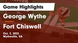 George Wythe  vs Fort Chiswell  Game Highlights - Oct. 2, 2023