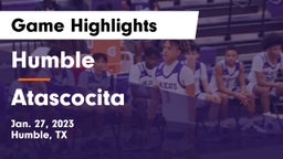 Humble  vs Atascocita  Game Highlights - Jan. 27, 2023