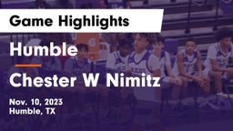 Humble  vs Chester W Nimitz  Game Highlights - Nov. 10, 2023