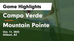 Campo Verde  vs Mountain Pointe Game Highlights - Oct. 11, 2022