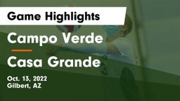 Campo Verde  vs Casa Grande Game Highlights - Oct. 13, 2022