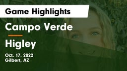Campo Verde  vs Higley  Game Highlights - Oct. 17, 2022