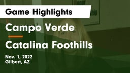 Campo Verde  vs Catalina Foothills Game Highlights - Nov. 1, 2022