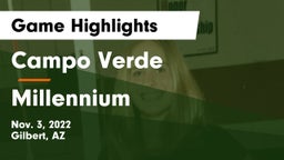 Campo Verde  vs Millennium   Game Highlights - Nov. 3, 2022