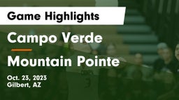 Campo Verde  vs Mountain Pointe Game Highlights - Oct. 23, 2023