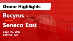 Bucyrus  vs Seneca East  Game Highlights - Sept. 20, 2022