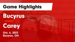 Bucyrus  vs Carey  Game Highlights - Oct. 6, 2022