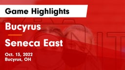 Bucyrus  vs Seneca East  Game Highlights - Oct. 13, 2022