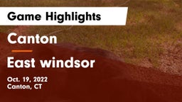 Canton  vs East windsor Game Highlights - Oct. 19, 2022