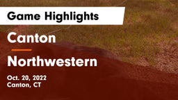 Canton  vs Northwestern  Game Highlights - Oct. 20, 2022