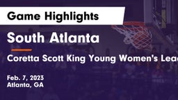 South Atlanta  vs Coretta Scott King Young Women's Leadership Academy  Game Highlights - Feb. 7, 2023