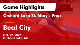 Orchard Lake St. Mary's Prep vs Beal City Game Highlights - Oct. 22, 2022