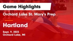 Orchard Lake St. Mary's Prep vs Hartland  Game Highlights - Sept. 9, 2023