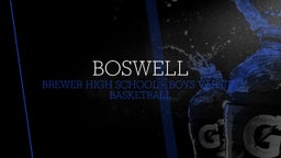 Brewer basketball highlights Boswell