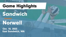 Sandwich  vs Norwell  Game Highlights - Oct. 18, 2023