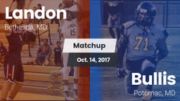 Matchup: Landon  vs. Bullis  2017