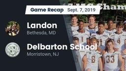 Recap: Landon  vs. Delbarton School 2019