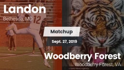 Matchup: Landon  vs. Woodberry Forest  2019