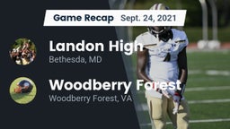 Recap: Landon High vs. Woodberry Forest  2021