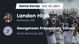 Recap: Landon High vs. Georgetown Preparatory School 2021