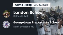 Recap: Landon School vs. Georgetown Preparatory School 2022