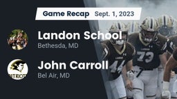 Recap: Landon School vs. John Carroll  2023