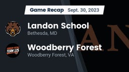 Recap: Landon School vs. Woodberry Forest  2023