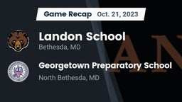 Recap: Landon School vs. Georgetown Preparatory School 2023