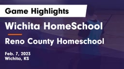 Wichita HomeSchool  vs Reno County Homeschool Game Highlights - Feb. 7, 2023