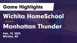 Wichita HomeSchool  vs Manhattan Thunder Game Highlights - Feb. 10, 2023