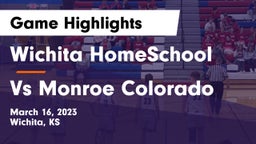 Wichita HomeSchool  vs Vs Monroe Colorado Game Highlights - March 16, 2023