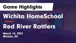 Wichita HomeSchool  vs Red River Rattlers Game Highlights - March 13, 2023