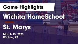 Wichita HomeSchool  vs St. Marys  Game Highlights - March 13, 2023