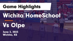 Wichita HomeSchool  vs Vs Olpe Game Highlights - June 3, 2023