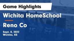 Wichita HomeSchool  vs Reno Co Game Highlights - Sept. 8, 2022