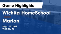 Wichita HomeSchool  vs Marion  Game Highlights - Sept. 10, 2022