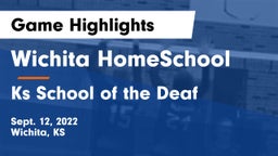 Wichita HomeSchool  vs Ks School of the Deaf Game Highlights - Sept. 12, 2022