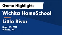 Wichita HomeSchool  vs Little River  Game Highlights - Sept. 10, 2022