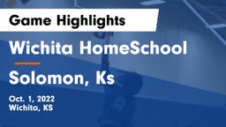 Wichita HomeSchool  vs Solomon, Ks Game Highlights - Oct. 1, 2022