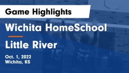 Wichita HomeSchool  vs Little River  Game Highlights - Oct. 1, 2022