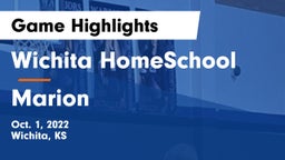 Wichita HomeSchool  vs Marion  Game Highlights - Oct. 1, 2022