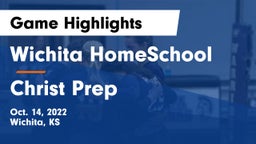Wichita HomeSchool  vs Christ Prep Game Highlights - Oct. 14, 2022
