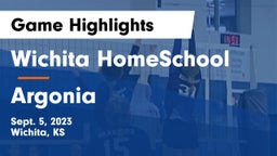 Wichita HomeSchool  vs Argonia  Game Highlights - Sept. 5, 2023