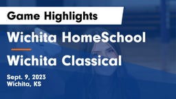 Wichita HomeSchool  vs Wichita Classical Game Highlights - Sept. 9, 2023