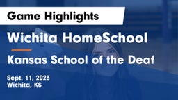Wichita HomeSchool  vs Kansas School of the Deaf Game Highlights - Sept. 11, 2023