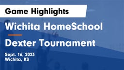 Wichita HomeSchool  vs Dexter Tournament Game Highlights - Sept. 16, 2023