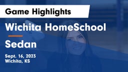 Wichita HomeSchool  vs Sedan  Game Highlights - Sept. 16, 2023