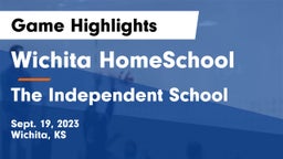 Wichita HomeSchool  vs The Independent School Game Highlights - Sept. 19, 2023