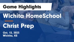 Wichita HomeSchool  vs Christ Prep Game Highlights - Oct. 13, 2023