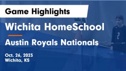 Wichita HomeSchool  vs Austin Royals Nationals Game Highlights - Oct. 26, 2023